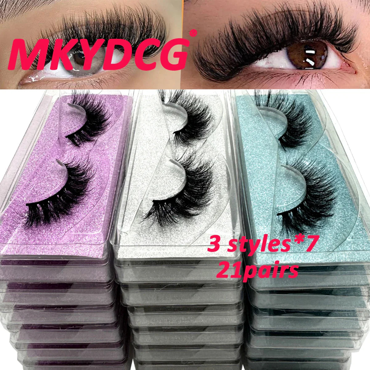 Dramatic Fluffy Eyelash Set (21 Pairs) BEST SELLING